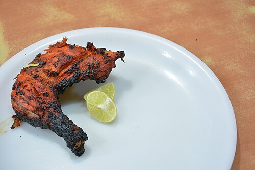 500px A piece of a tandoori chicken 7